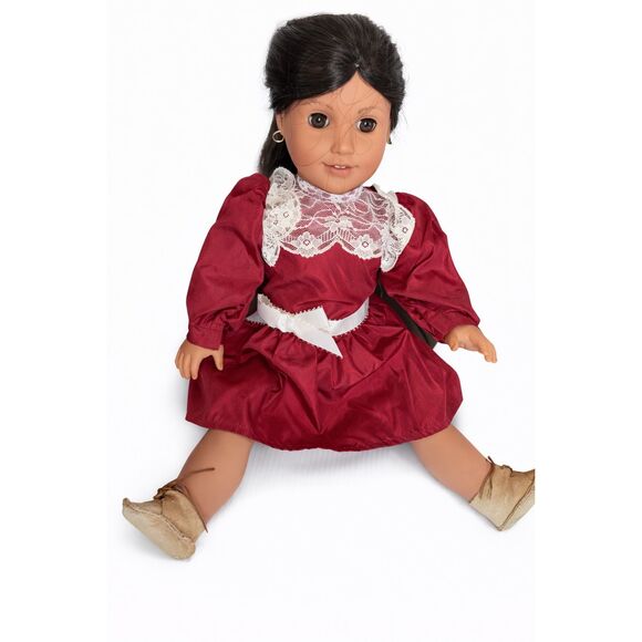 Pleasant Company Samantha American Girl Doll Retired 2008 In Christmas Dress